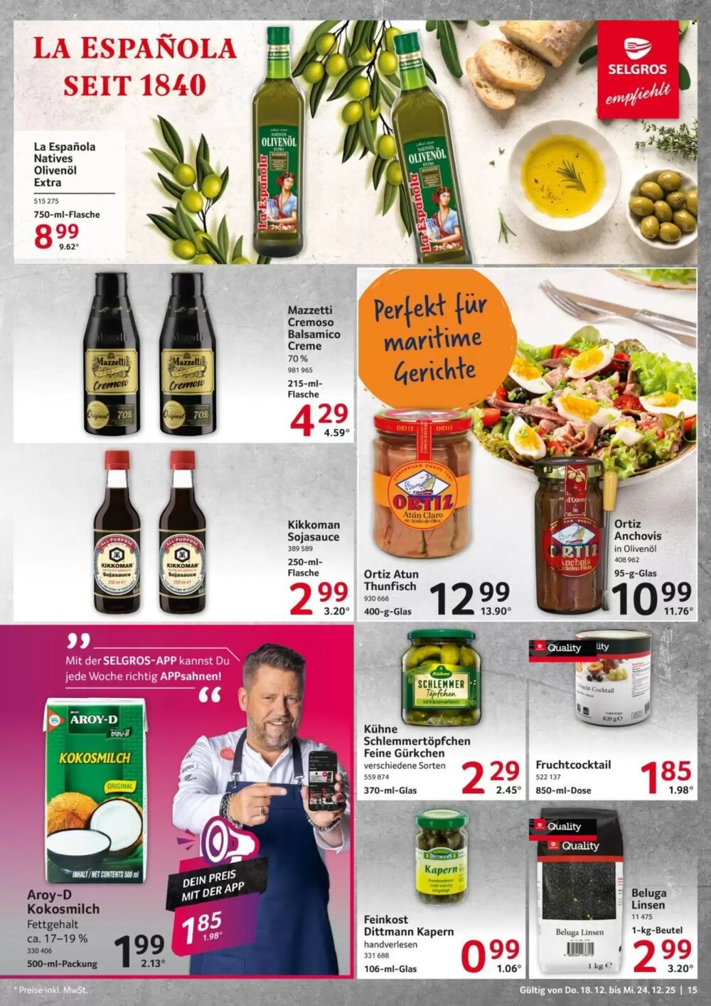 Selgros Prospekt (ab 18.12.2025) zum Blättern - Seite 15