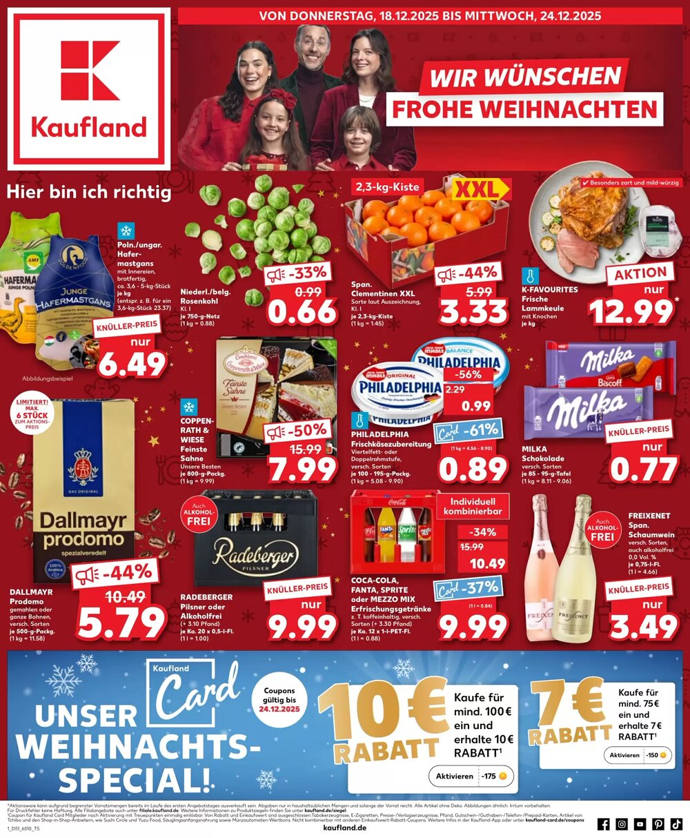 Kaufland Prospekt (ab 18.12.2025) zum Blättern - Seite 1