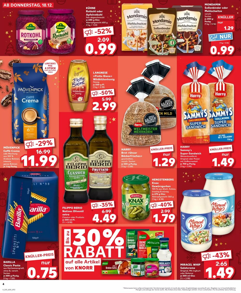 Kaufland Prospekt (ab 18.12.2025) zum Blättern - Seite 4