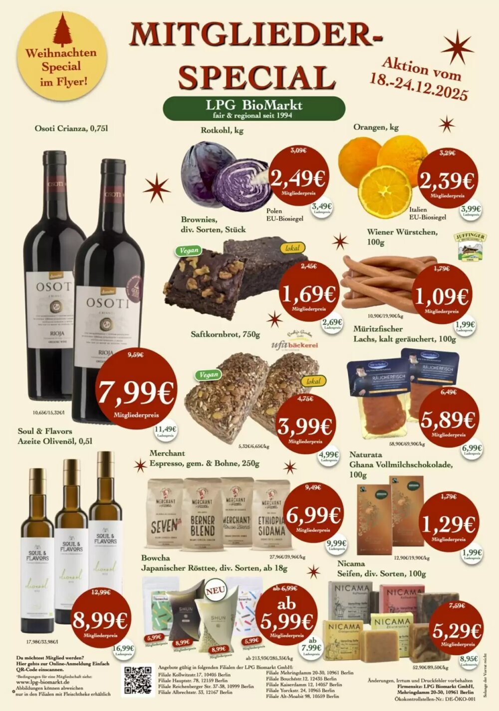 LPG Biomarkt Prospekt (ab 18.12.2025) zum Blättern - Seite 1