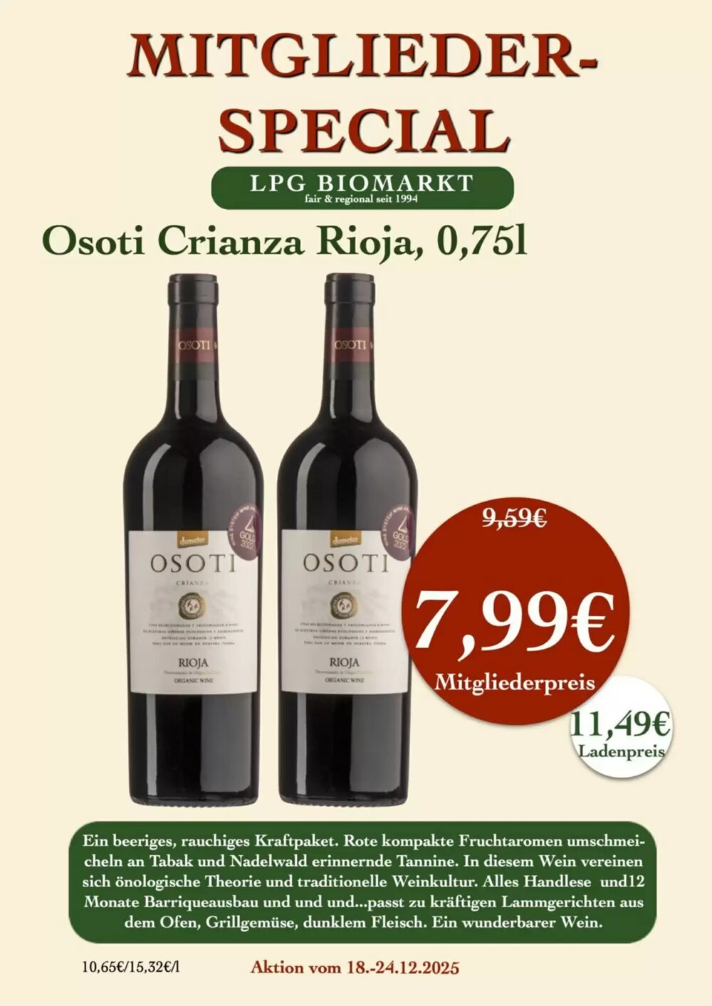 LPG Biomarkt Prospekt (ab 18.12.2025) zum Blättern - Seite 15