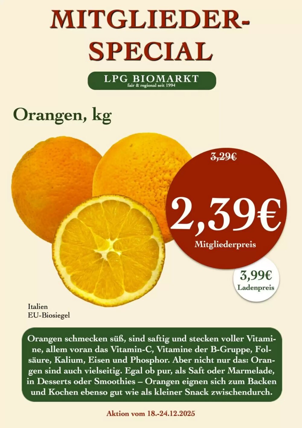 LPG Biomarkt Prospekt (ab 18.12.2025) zum Blättern - Seite 5