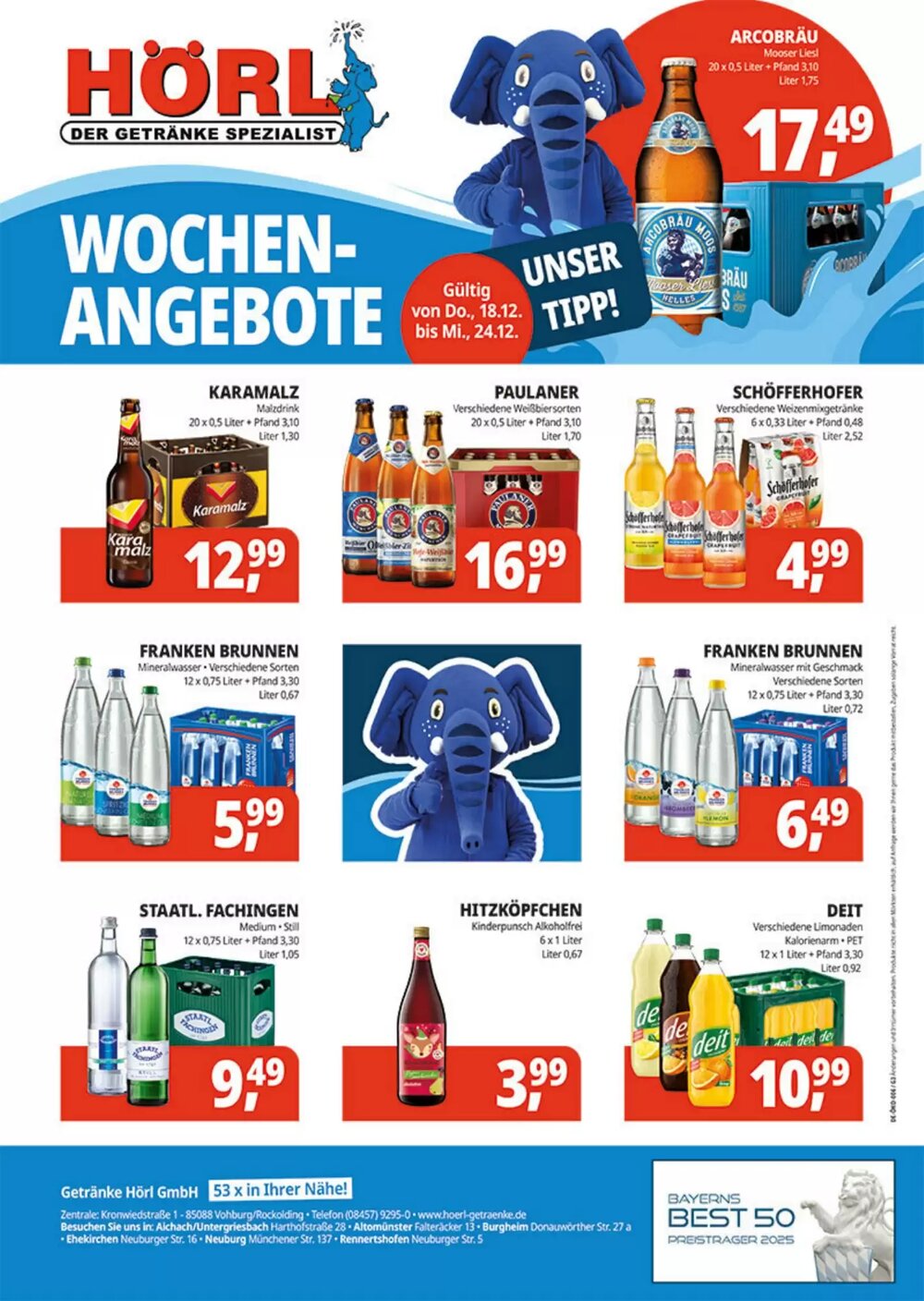 Hörl Getränke Prospekt (ab 18.12.2025) zum Blättern - Seite 2