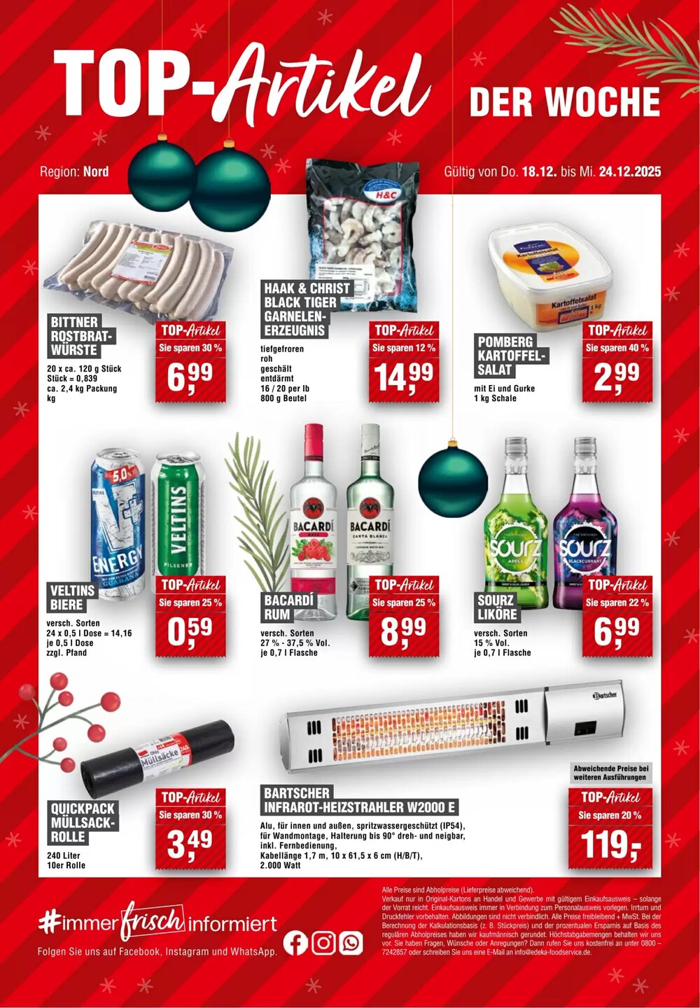 EDEKA Foodservice Prospekt (ab 18.12.2025) zum Blättern - Seite 14