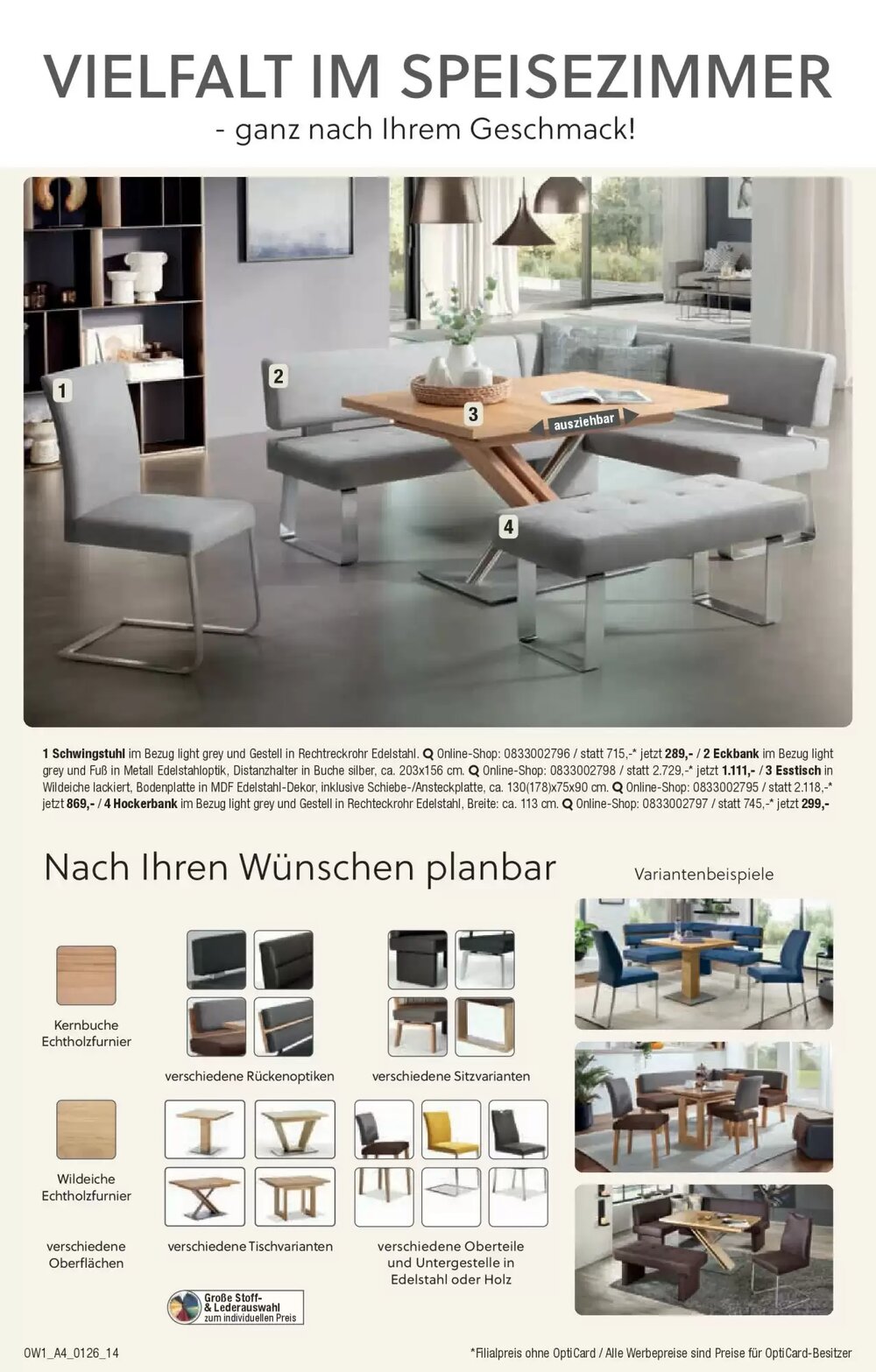 Opti Wohnwelt Prospekt (ab 18.12.2025) zum Blättern - Seite 14