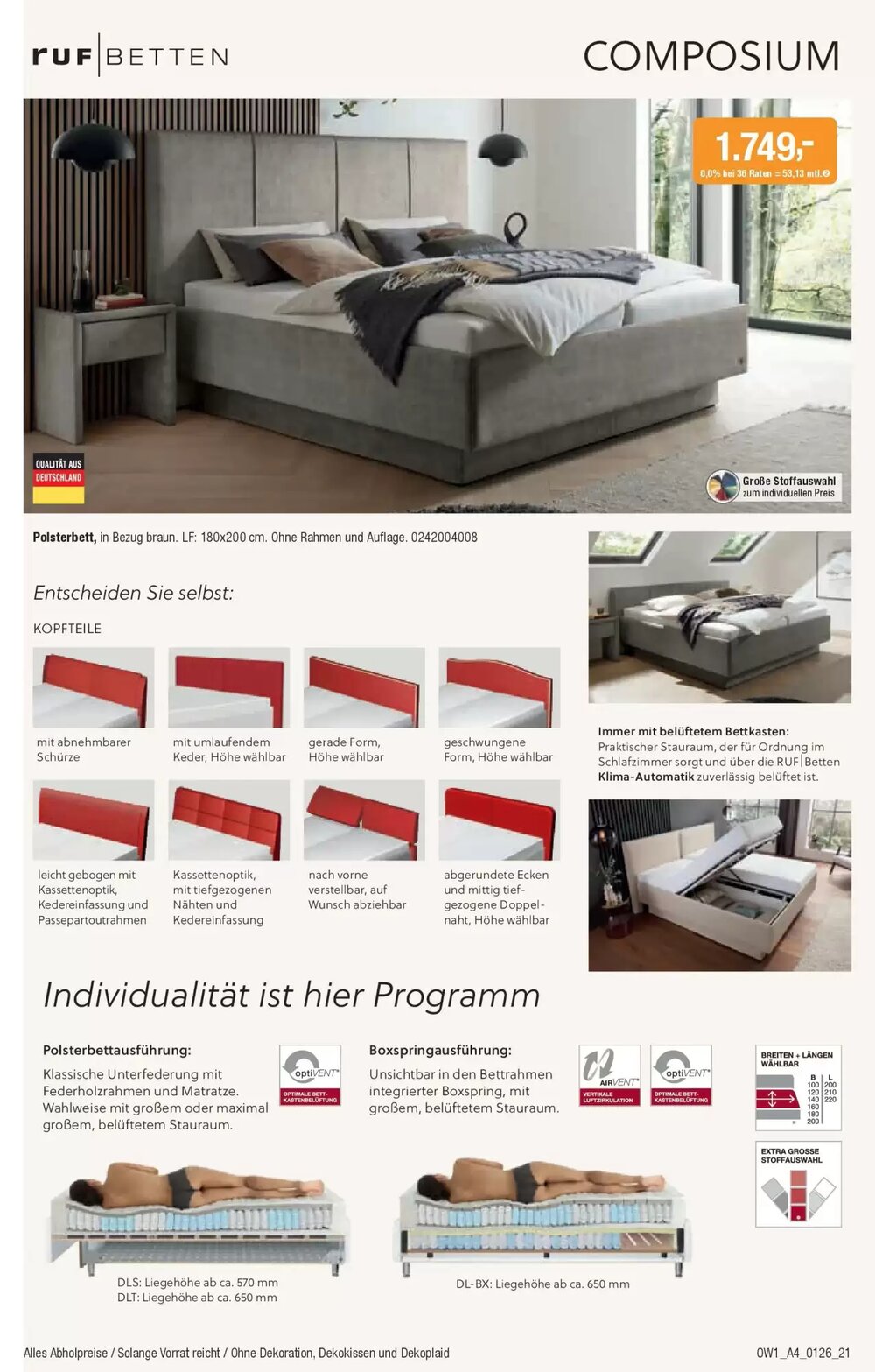 Opti Wohnwelt Prospekt (ab 18.12.2025) zum Blättern - Seite 21