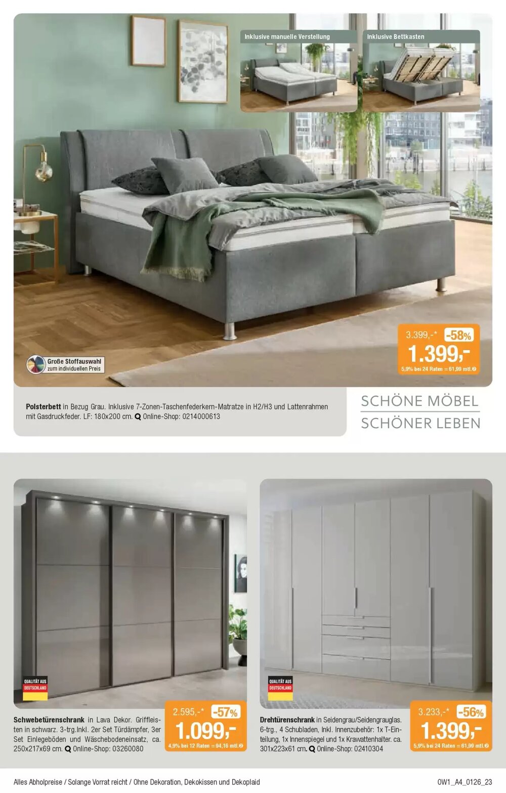 Opti Wohnwelt Prospekt (ab 18.12.2025) zum Blättern - Seite 23