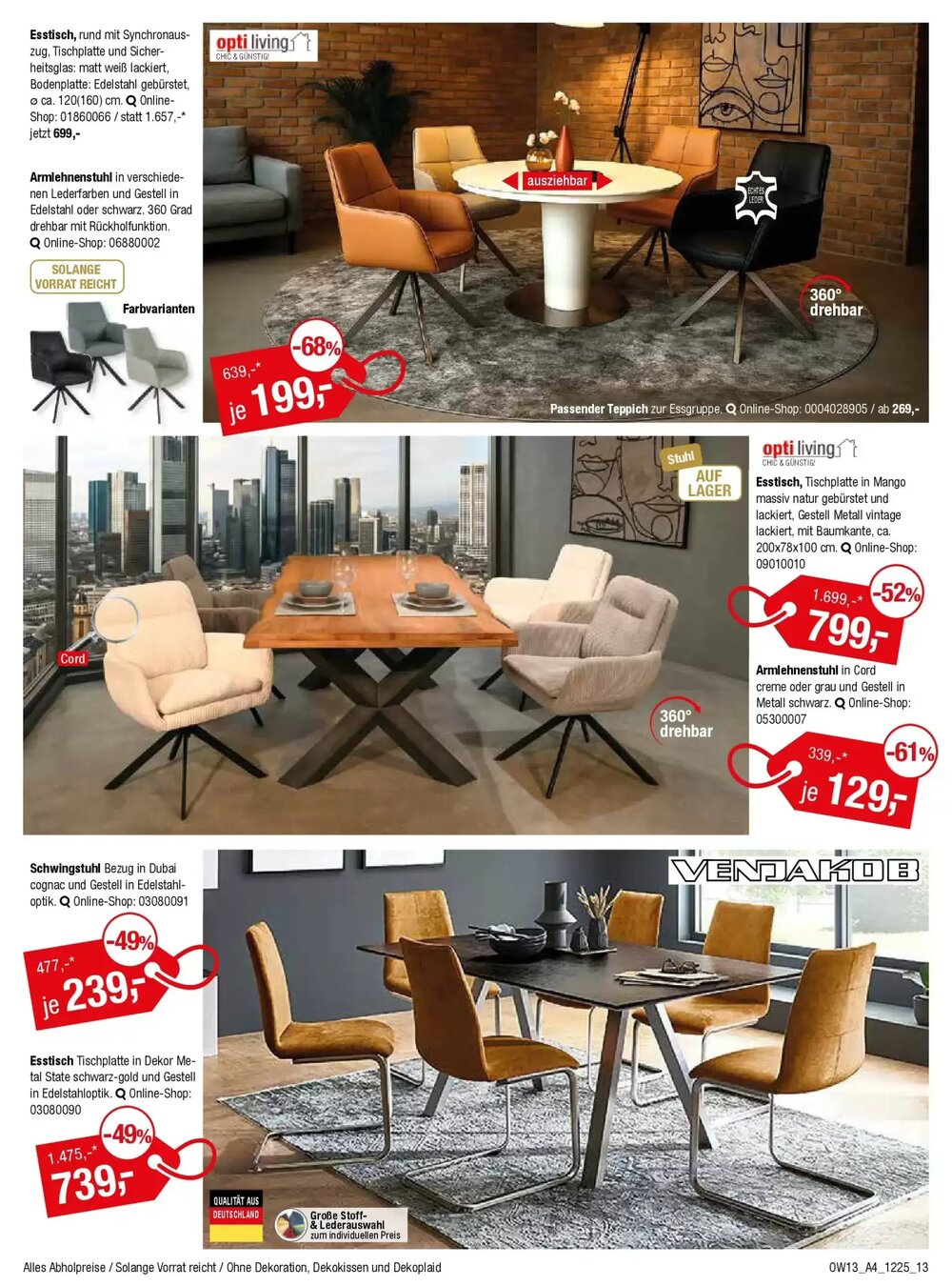 Opti Wohnwelt Prospekt (ab 18.12.2025) zum Blättern - Seite 13