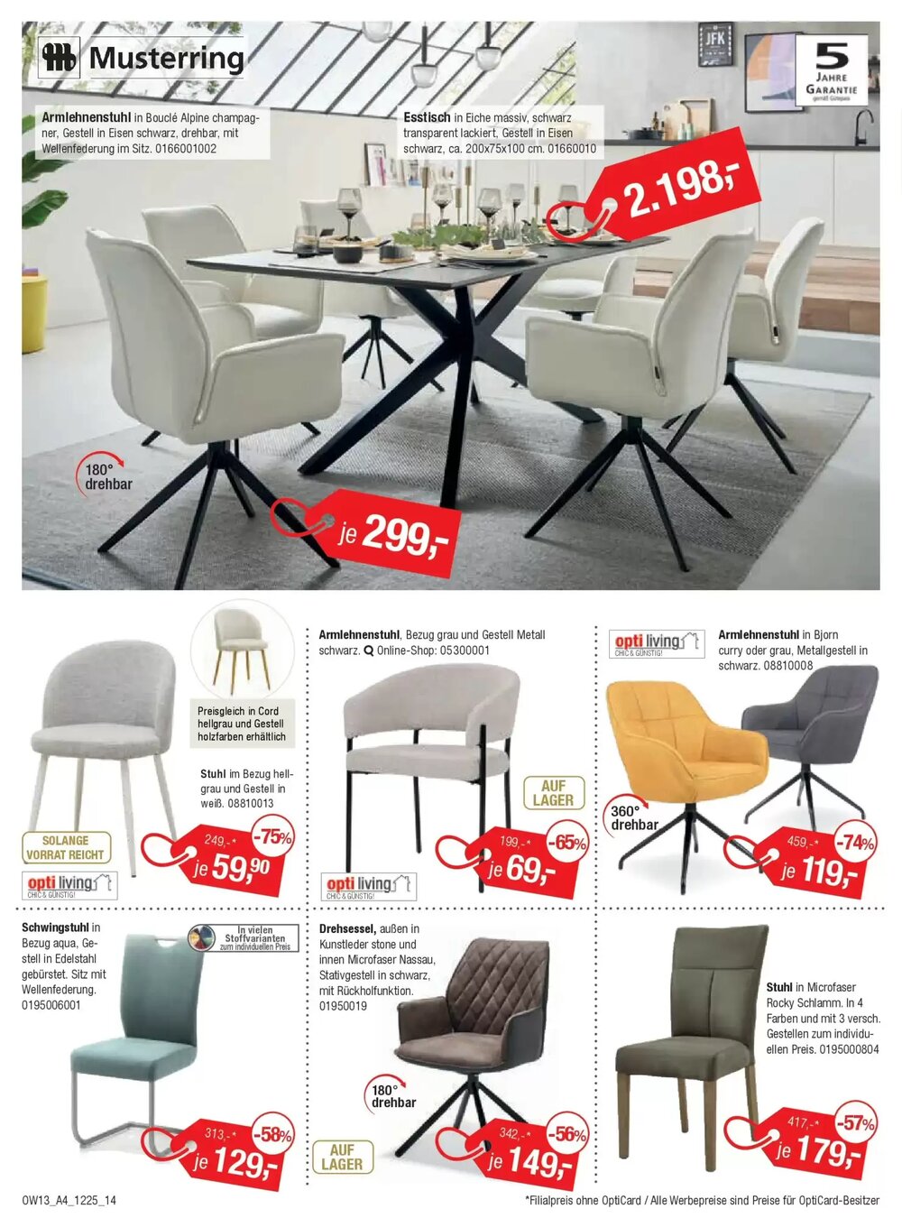 Opti Wohnwelt Prospekt (ab 18.12.2025) zum Blättern - Seite 14