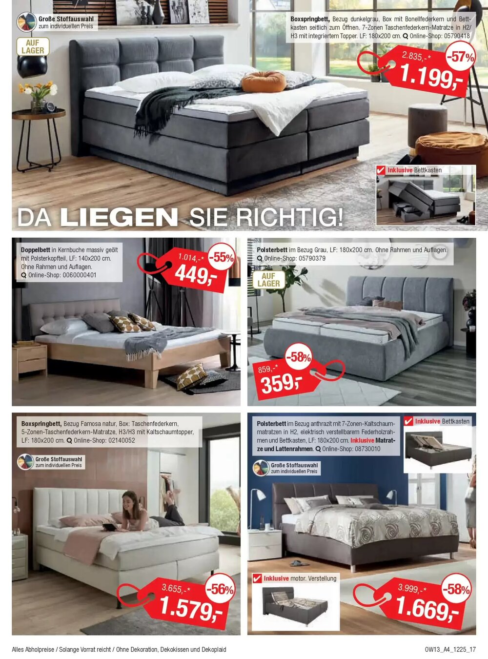 Opti Wohnwelt Prospekt (ab 18.12.2025) zum Blättern - Seite 17