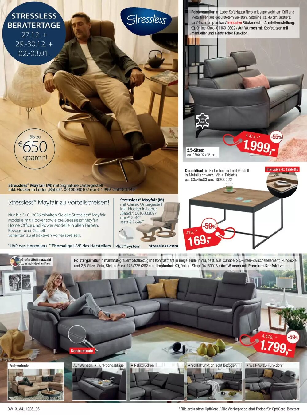 Opti Wohnwelt Prospekt (ab 18.12.2025) zum Blättern - Seite 6