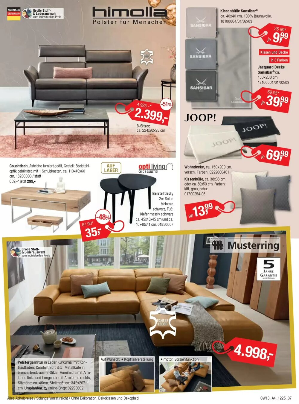 Opti Wohnwelt Prospekt (ab 18.12.2025) zum Blättern - Seite 7