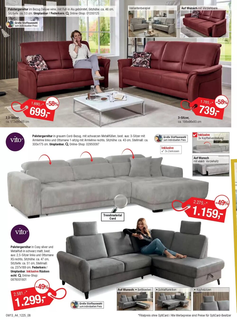 Opti Wohnwelt Prospekt (ab 18.12.2025) zum Blättern - Seite 8