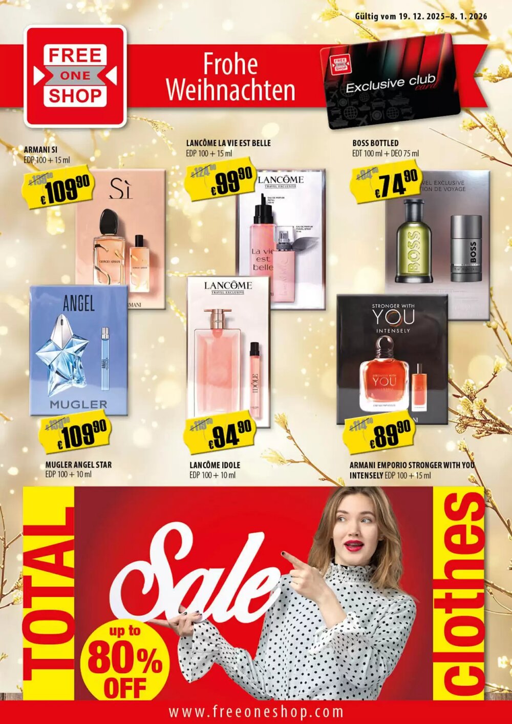 FreeOneShop Prospekt (ab 19.12.2025) zum Blättern - Seite 1
