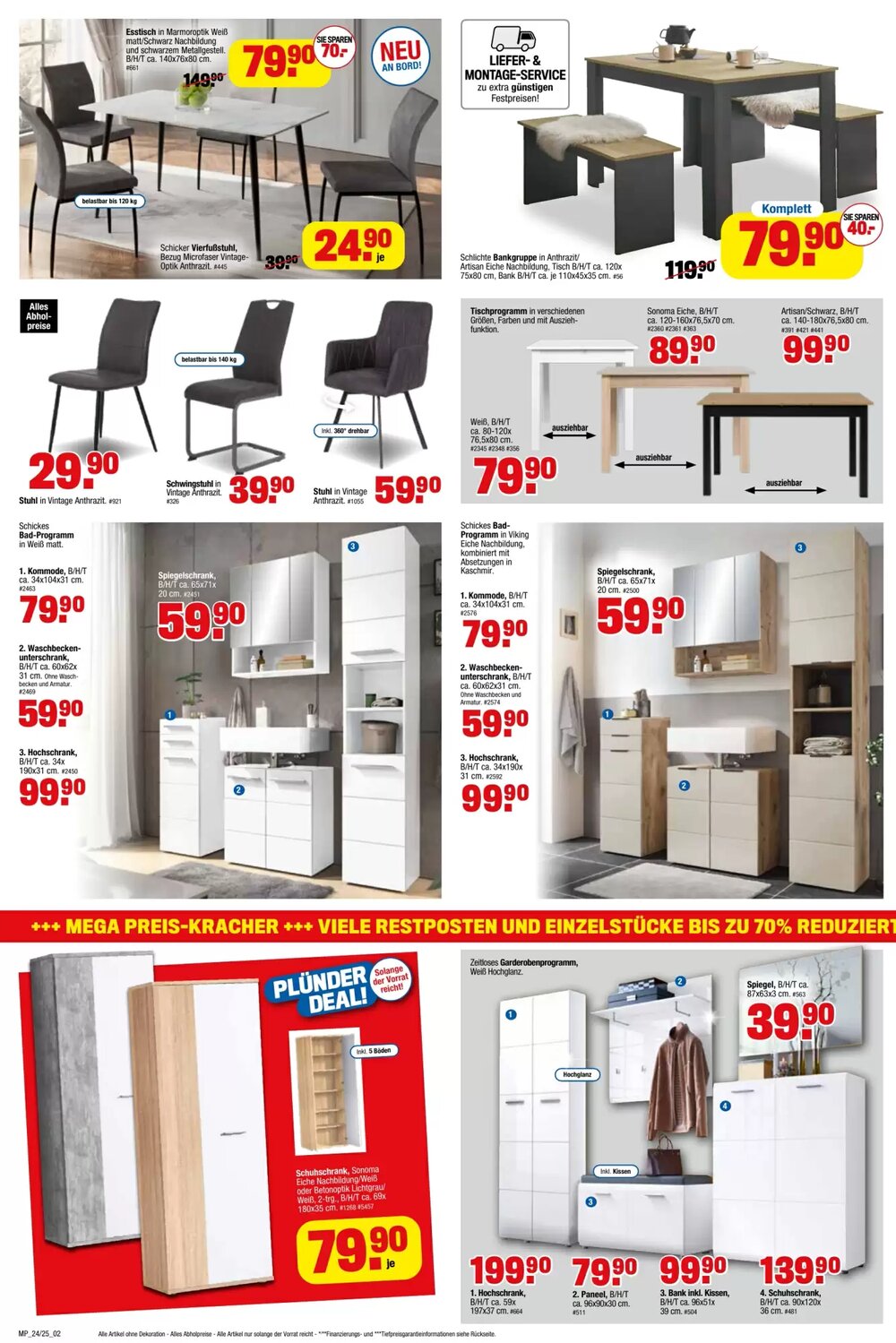 Möbelpiraten Prospekt (ab 20.12.2025) zum Blättern - Seite 2