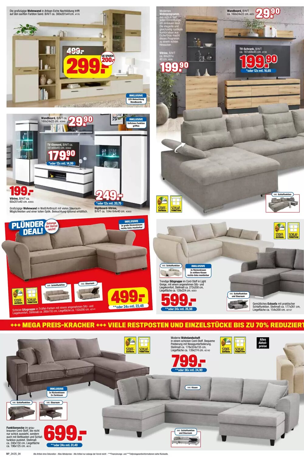 Möbelpiraten Prospekt (ab 20.12.2025) zum Blättern - Seite 4