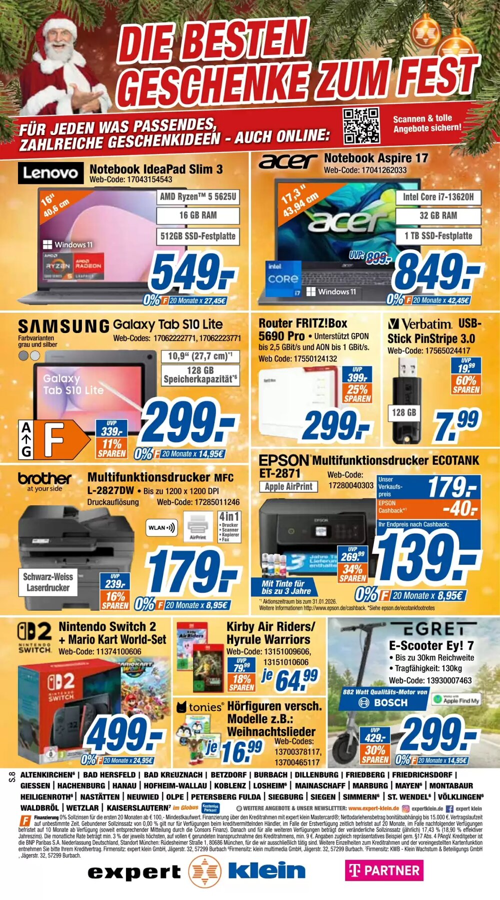 Expert Klein Prospekt (ab 20.12.2025) zum Blättern - Seite 8