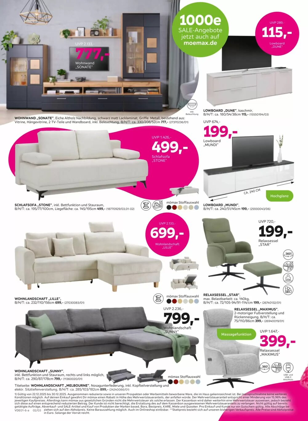 Mömax Prospekt (ab 20.12.2025) zum Blättern - Seite 2