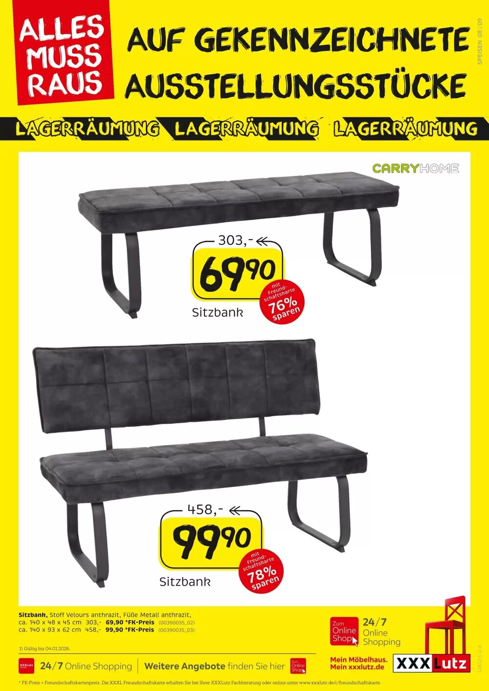 XXXLutz Prospekt (ab 20.12.2025) zum Blättern - Seite 9