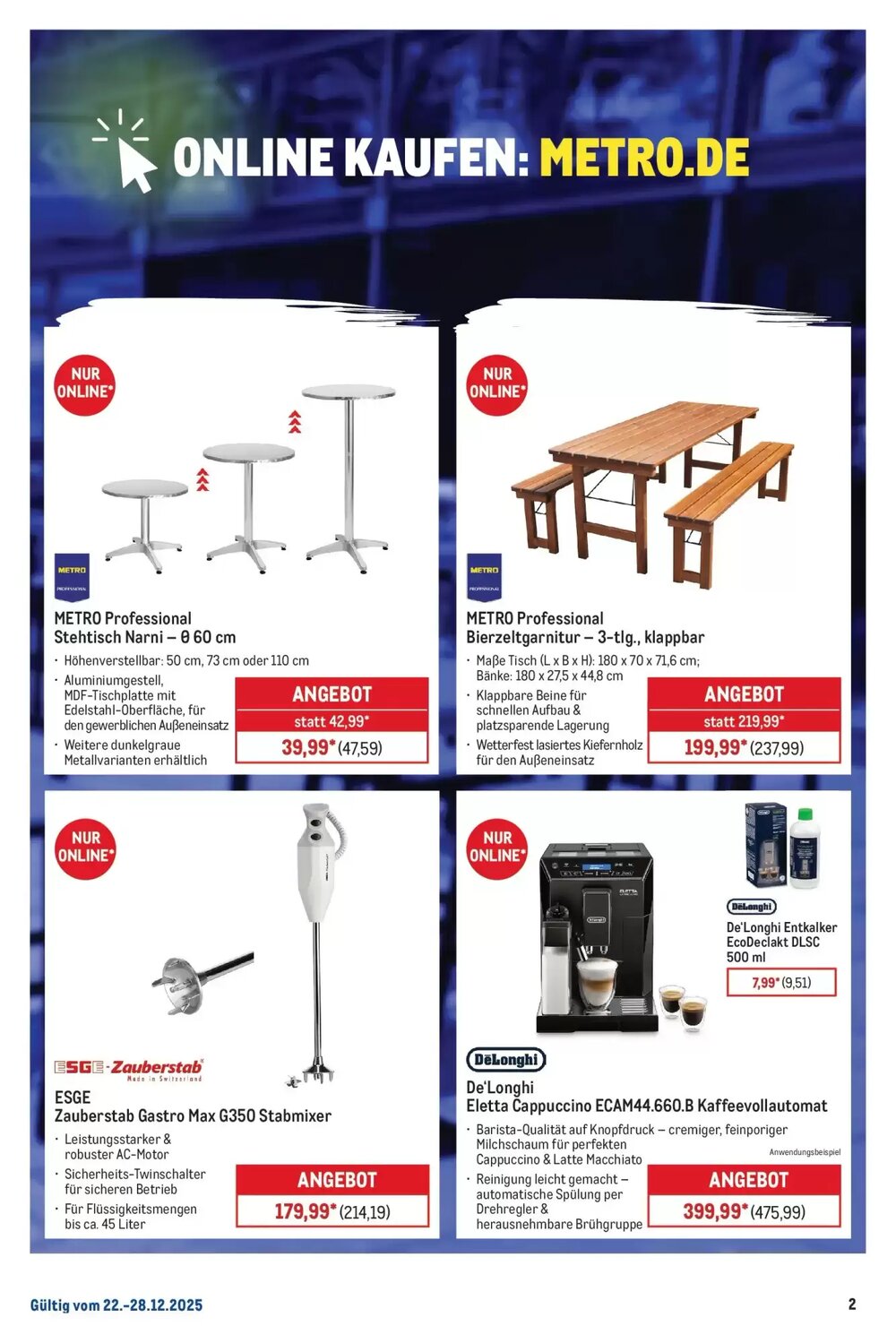 METRO Prospekt (ab 21.12.2025) zum Blättern - Seite 2