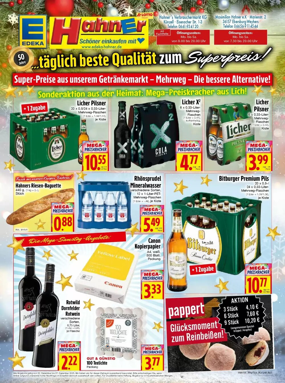 EDEKA Hahner Prospekt (ab 21.12.2025) zum Blättern - Seite 2