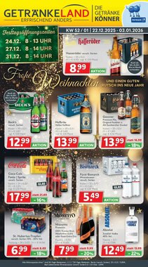 Getränkeland Prospekt (ab 21.12.2025) zum Blättern