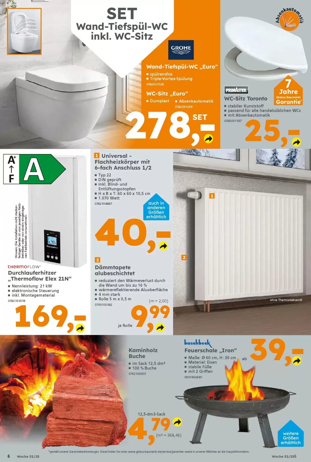 Globus Baumarkt Prospekt (ab 21.12.2025) zum Blättern - Seite 6