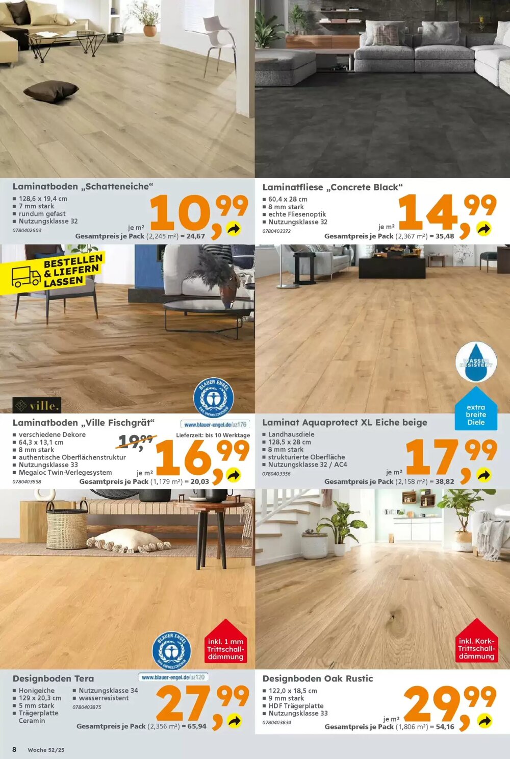 Globus Baumarkt Prospekt (ab 21.12.2025) zum Blättern - Seite 8