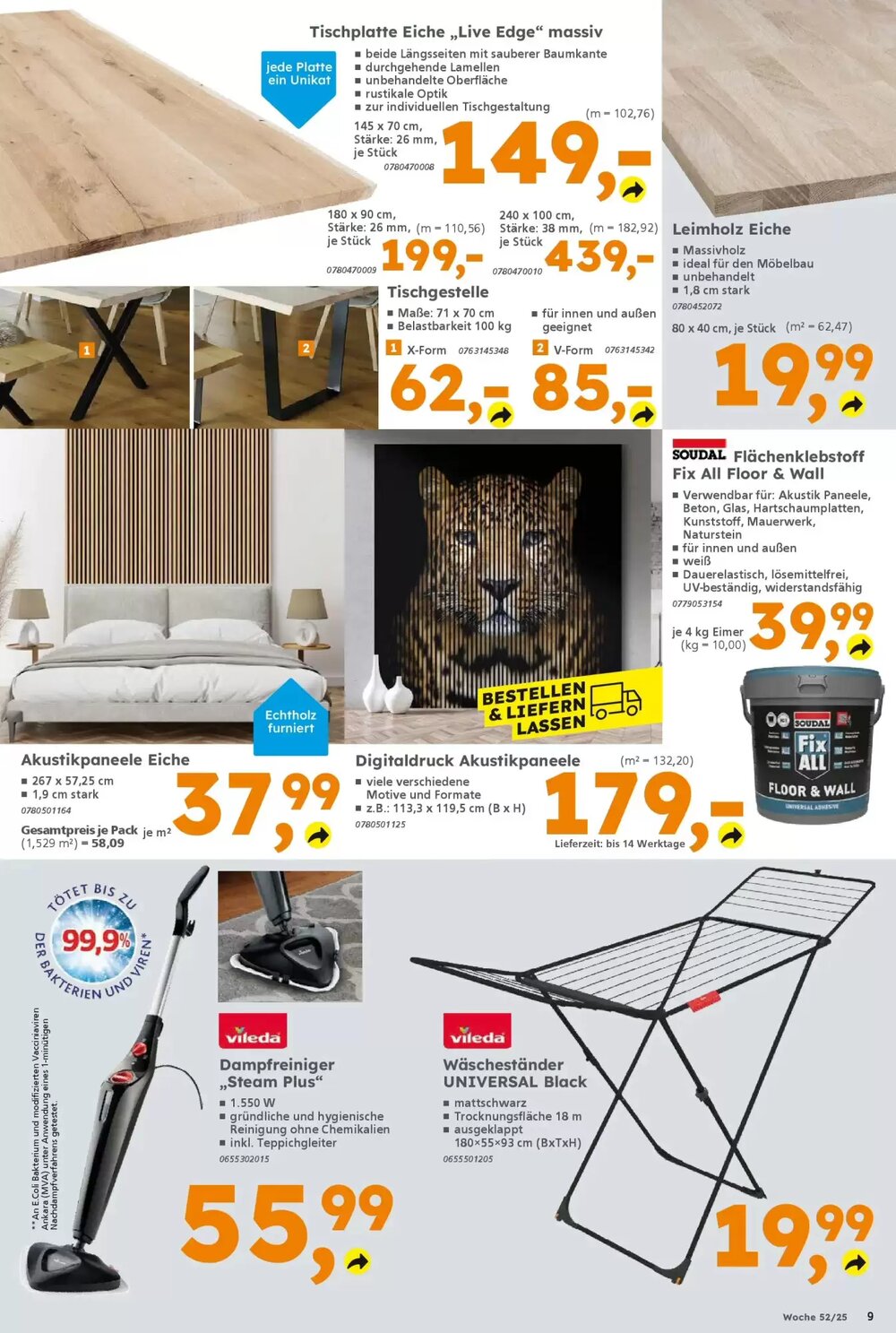 Globus Baumarkt Prospekt (ab 21.12.2025) zum Blättern - Seite 9