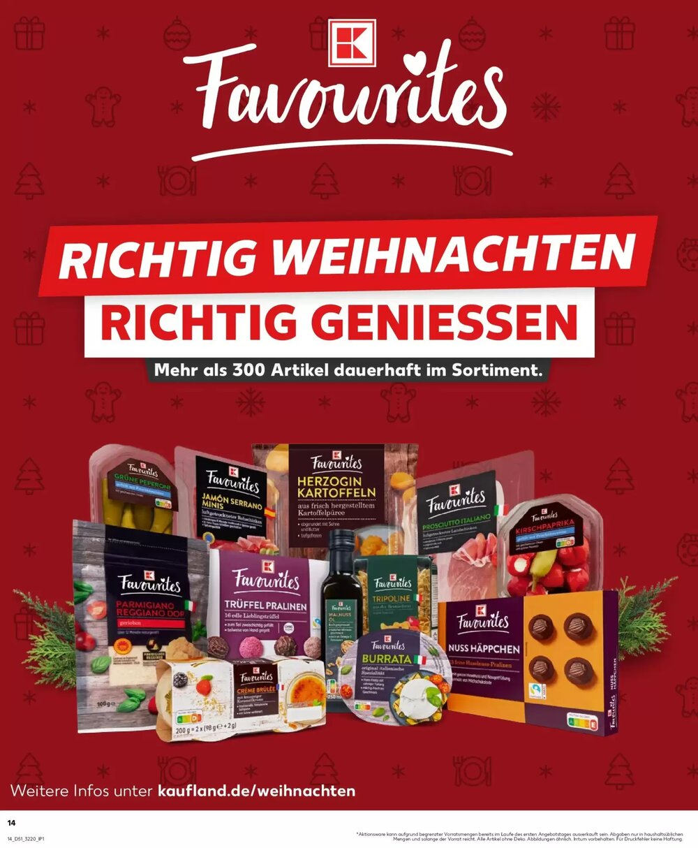 Kaufland Prospekt (ab 21.12.2025) zum Blättern - Seite 14