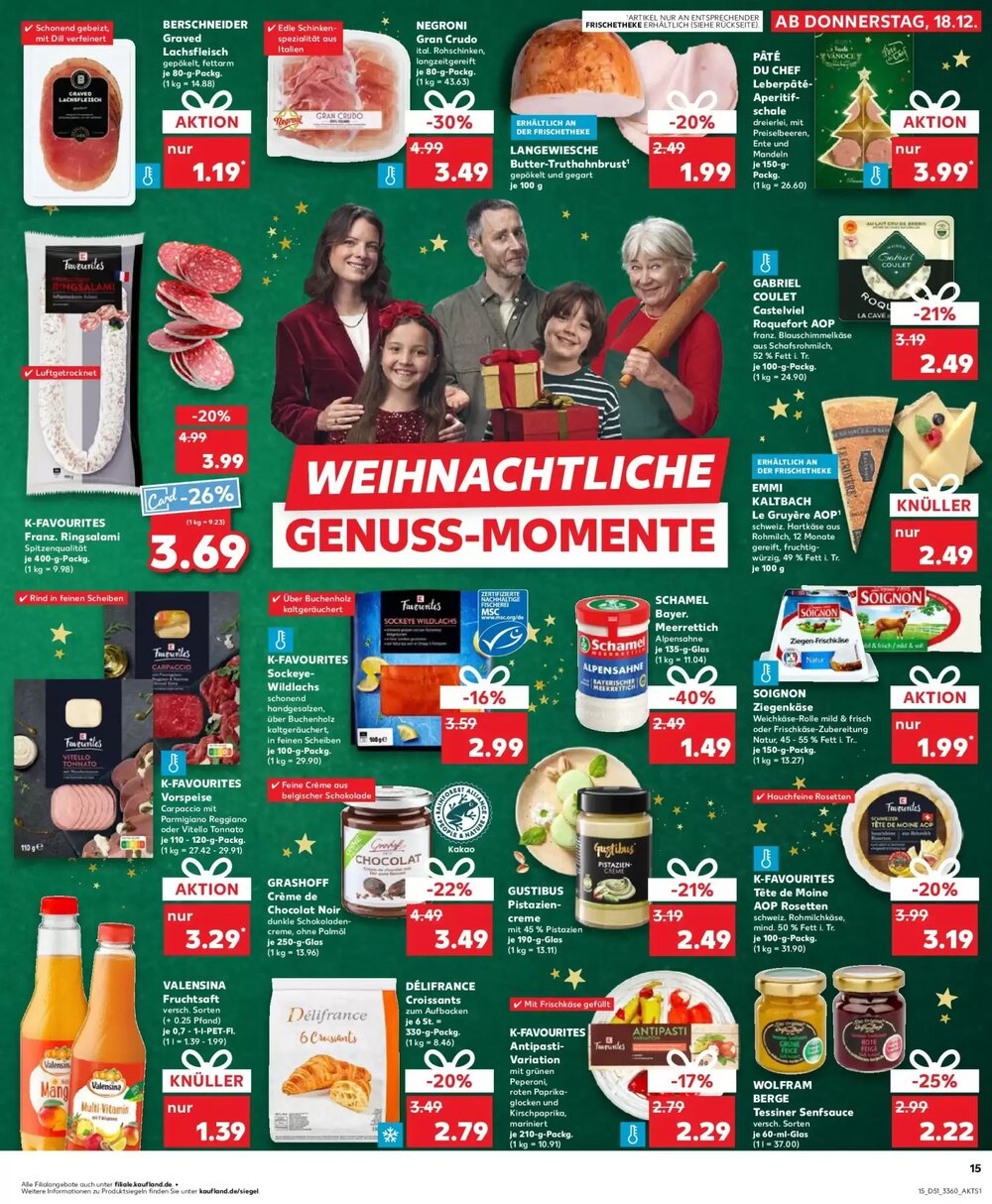 Kaufland Prospekt (ab 21.12.2025) zum Blättern - Seite 15