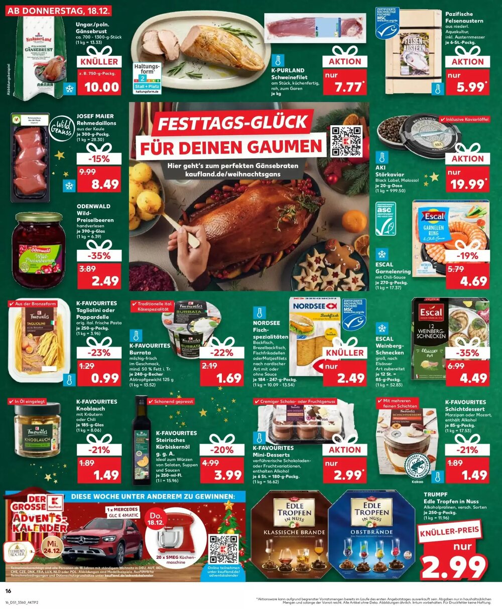 Kaufland Prospekt (ab 21.12.2025) zum Blättern - Seite 16