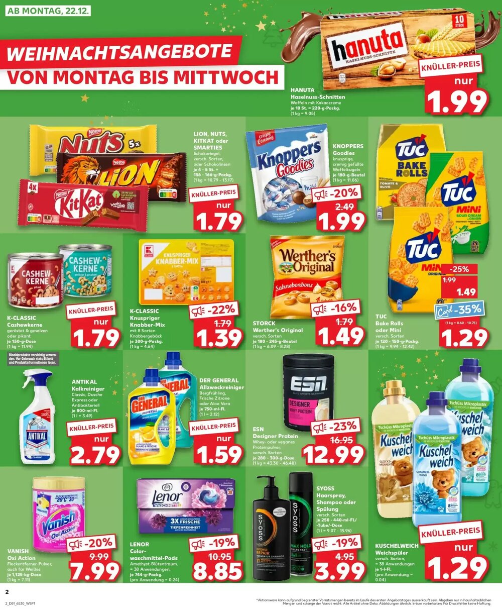Kaufland Prospekt (ab 21.12.2025) zum Blättern - Seite 2