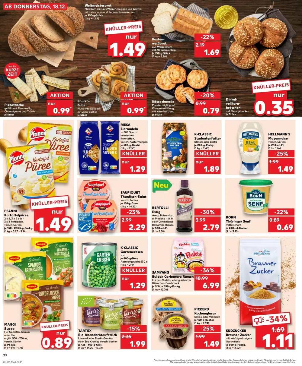 Kaufland Prospekt (ab 21.12.2025) zum Blättern - Seite 22
