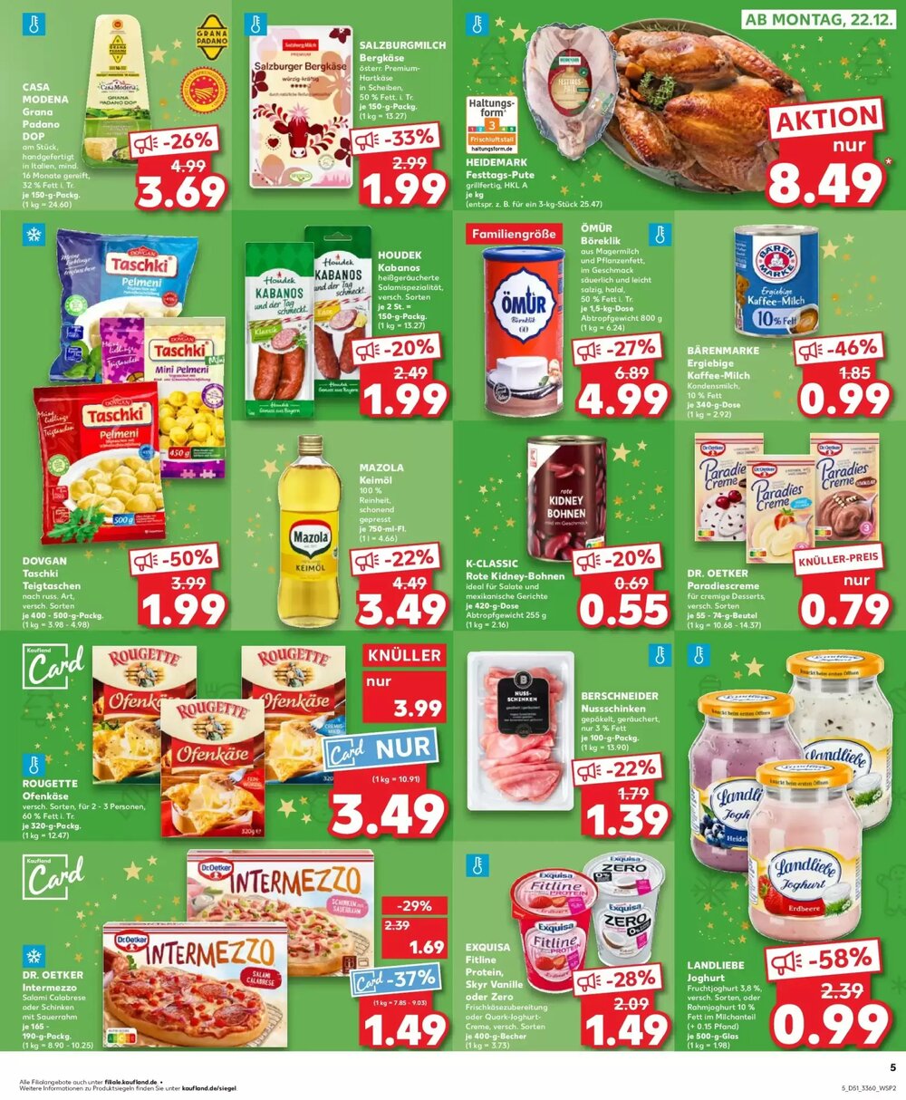 Kaufland Prospekt (ab 21.12.2025) zum Blättern - Seite 5