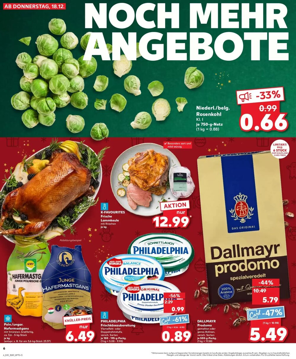 Kaufland Prospekt (ab 21.12.2025) zum Blättern - Seite 6