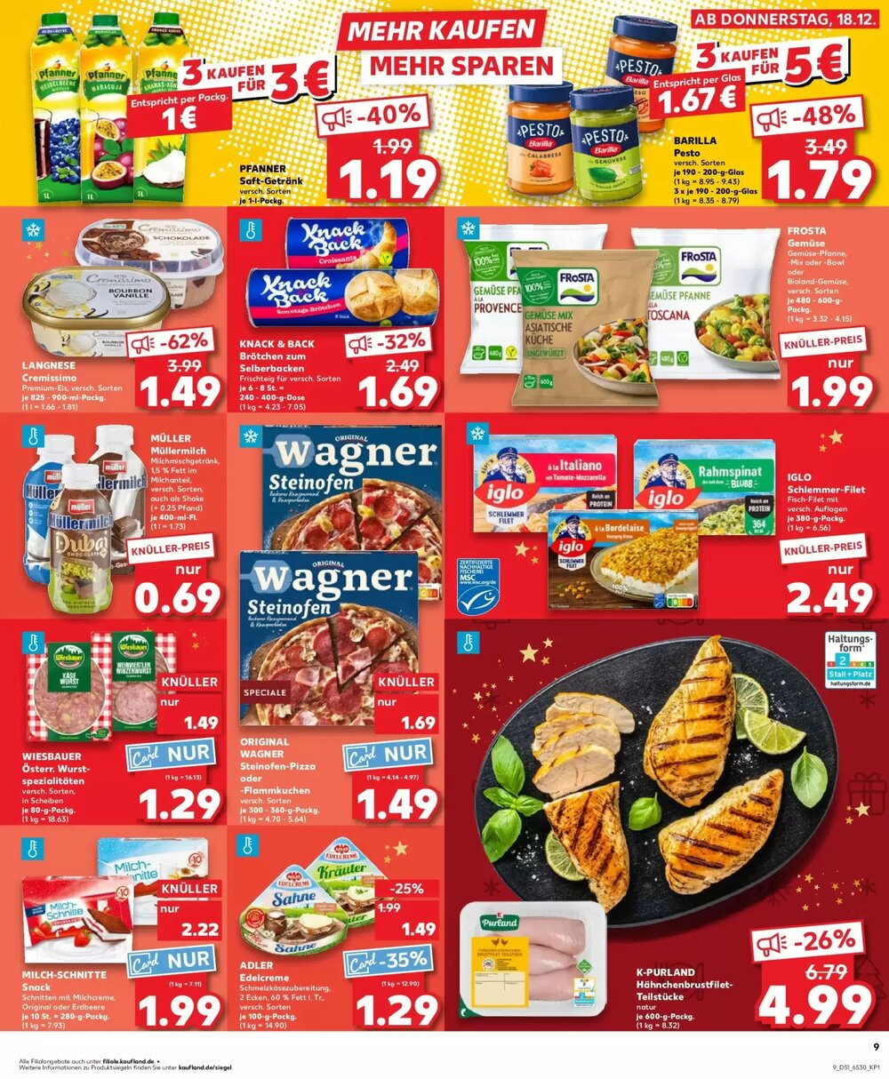 Kaufland Prospekt (ab 21.12.2025) zum Blättern - Seite 9