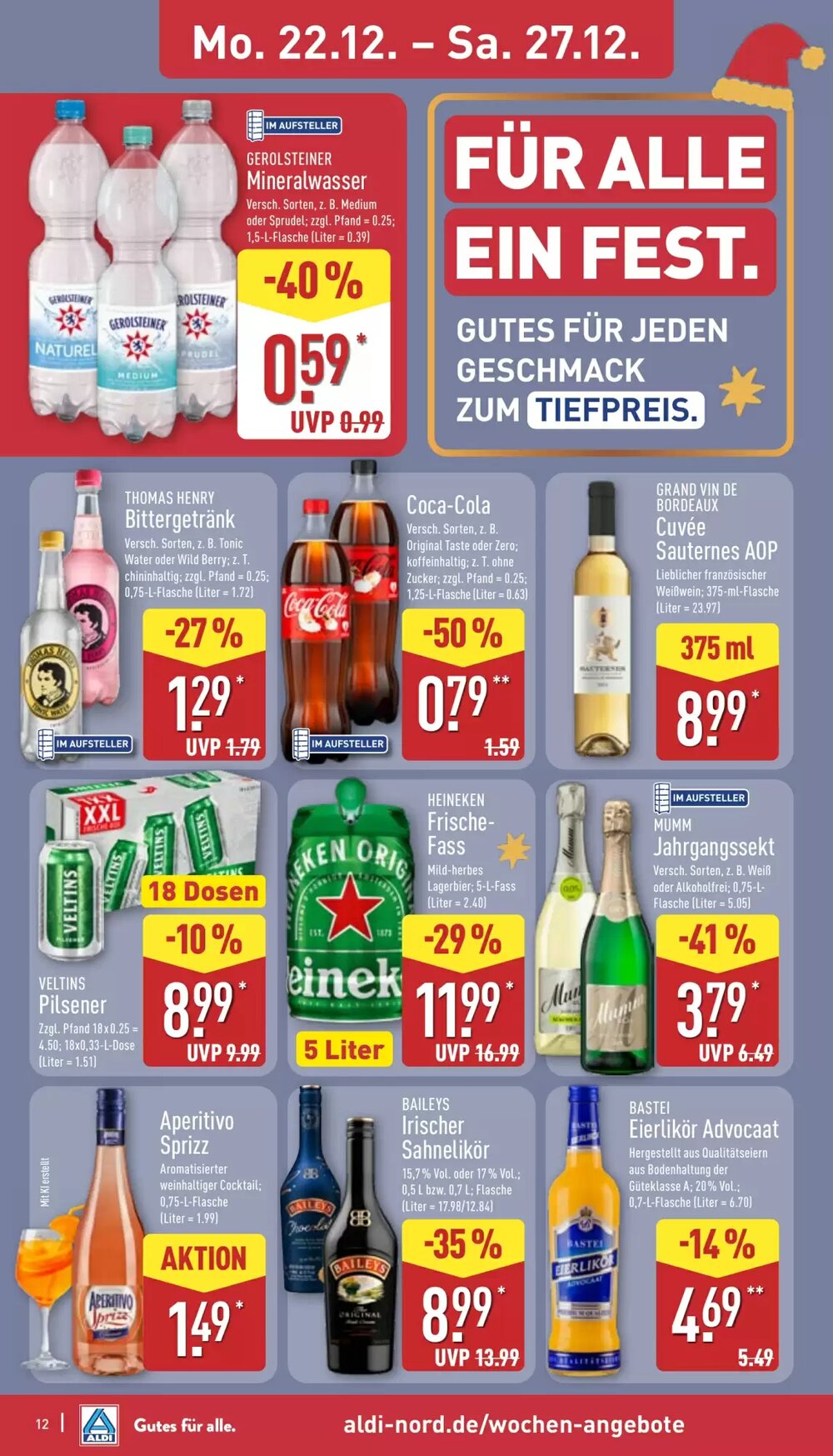 Aldi Nord Prospekt (ab 22.12.2025) zum Blättern - Seite 13