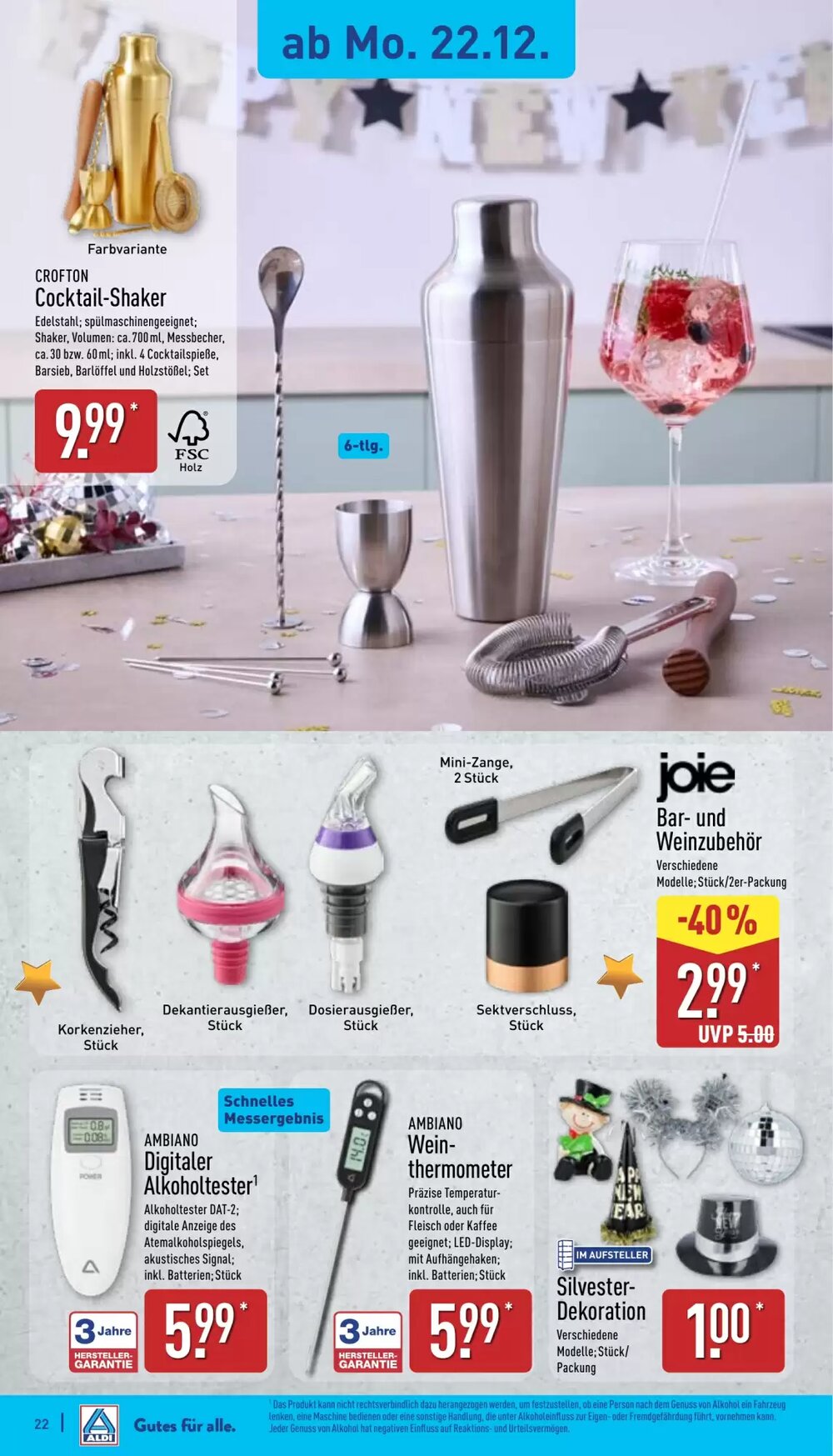 Aldi Nord Prospekt (ab 22.12.2025) zum Blättern - Seite 23