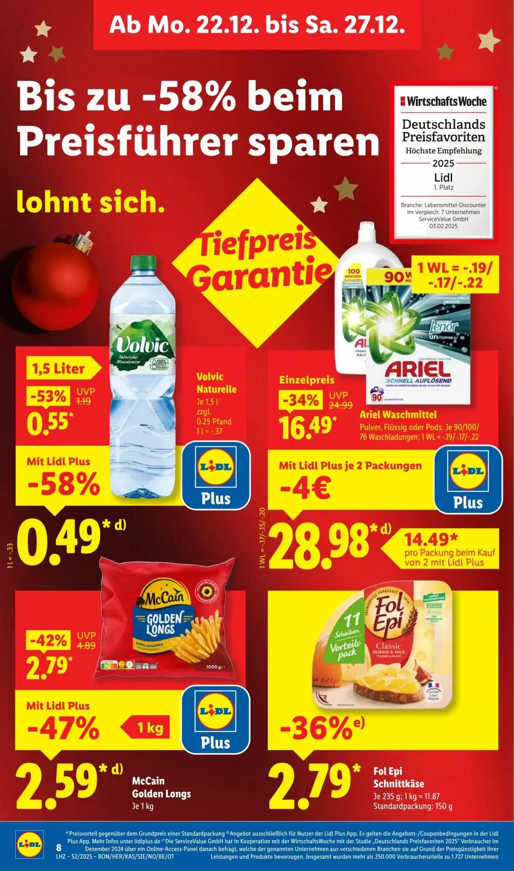 Lidl Prospekt (ab 22.12.2025) zum Blättern - Seite 14