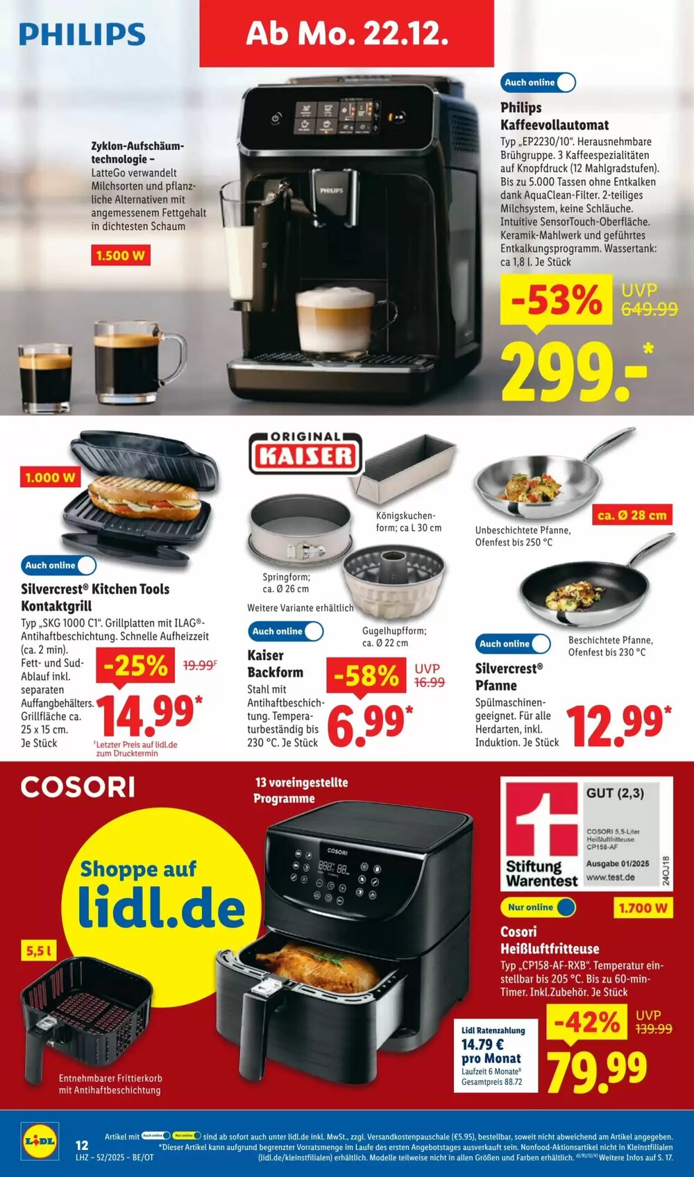 Lidl Prospekt (ab 22.12.2025) zum Blättern - Seite 22