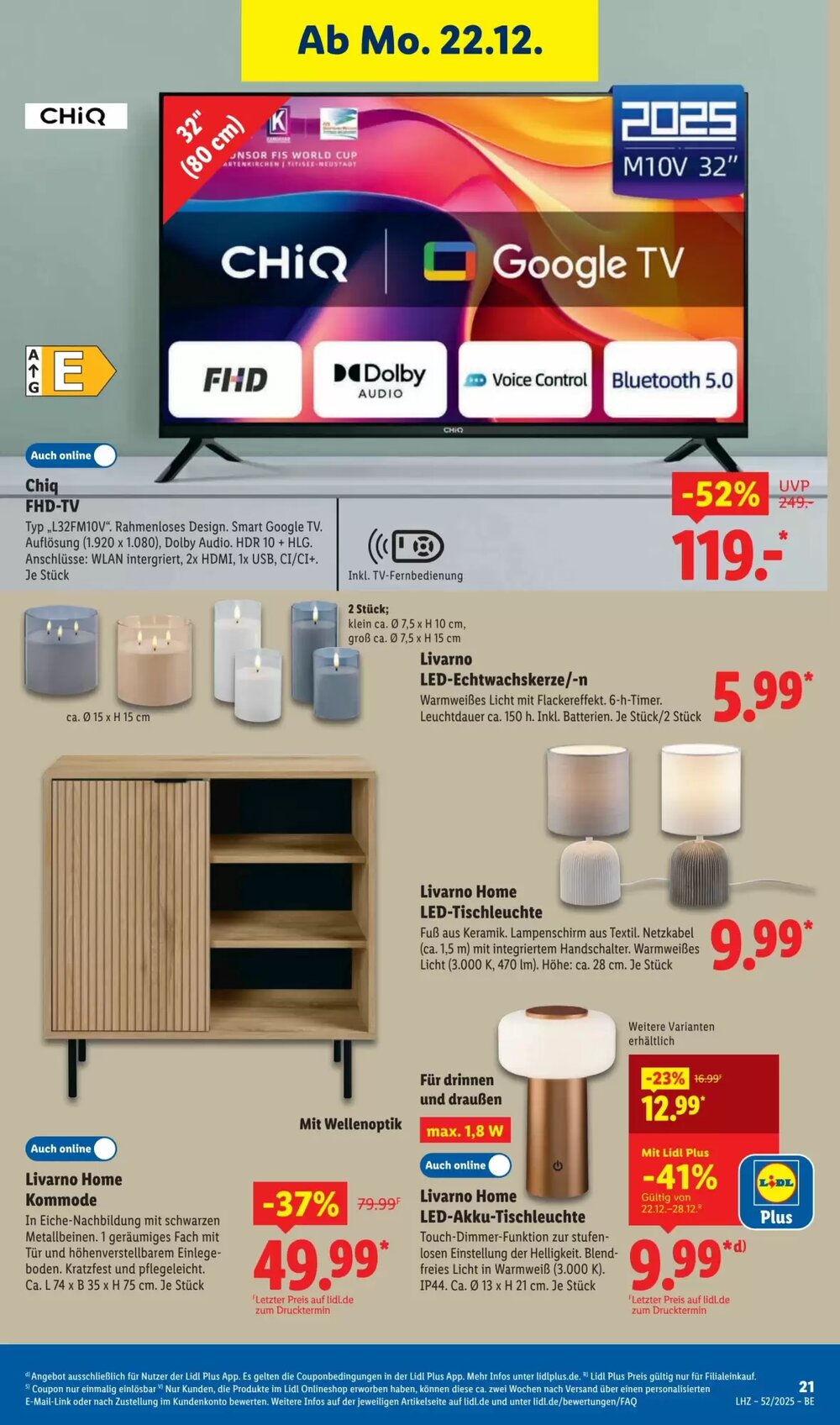 Lidl Prospekt (ab 22.12.2025) zum Blättern - Seite 33