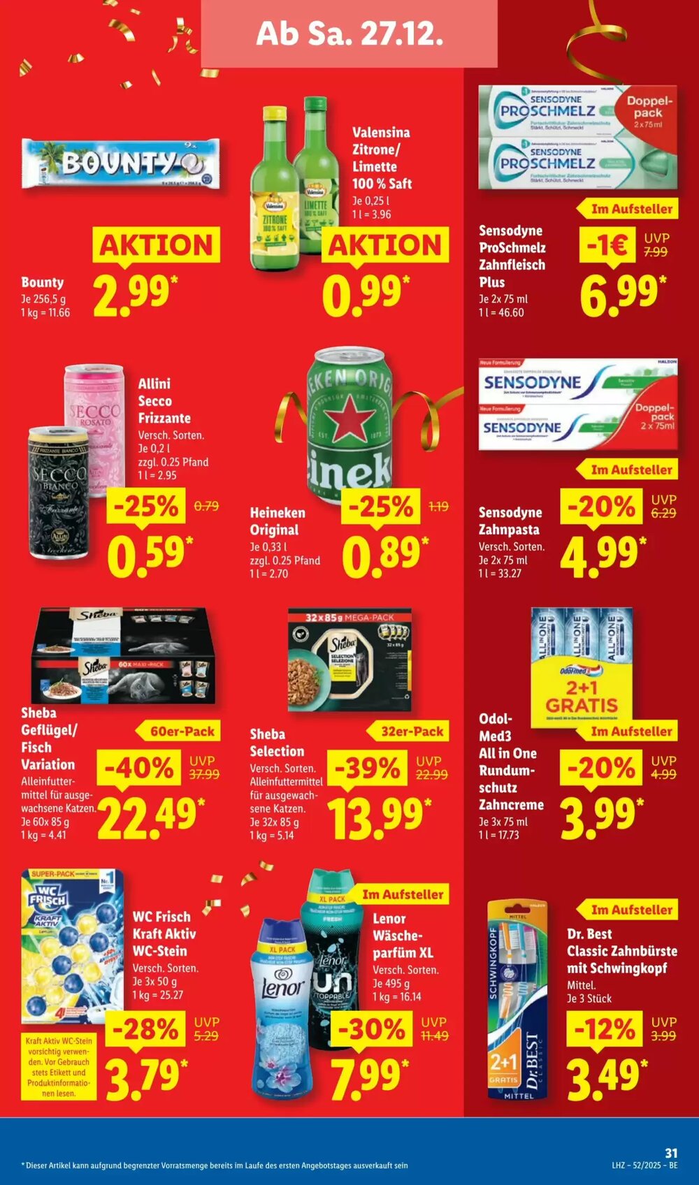 Lidl Prospekt (ab 22.12.2025) zum Blättern - Seite 51