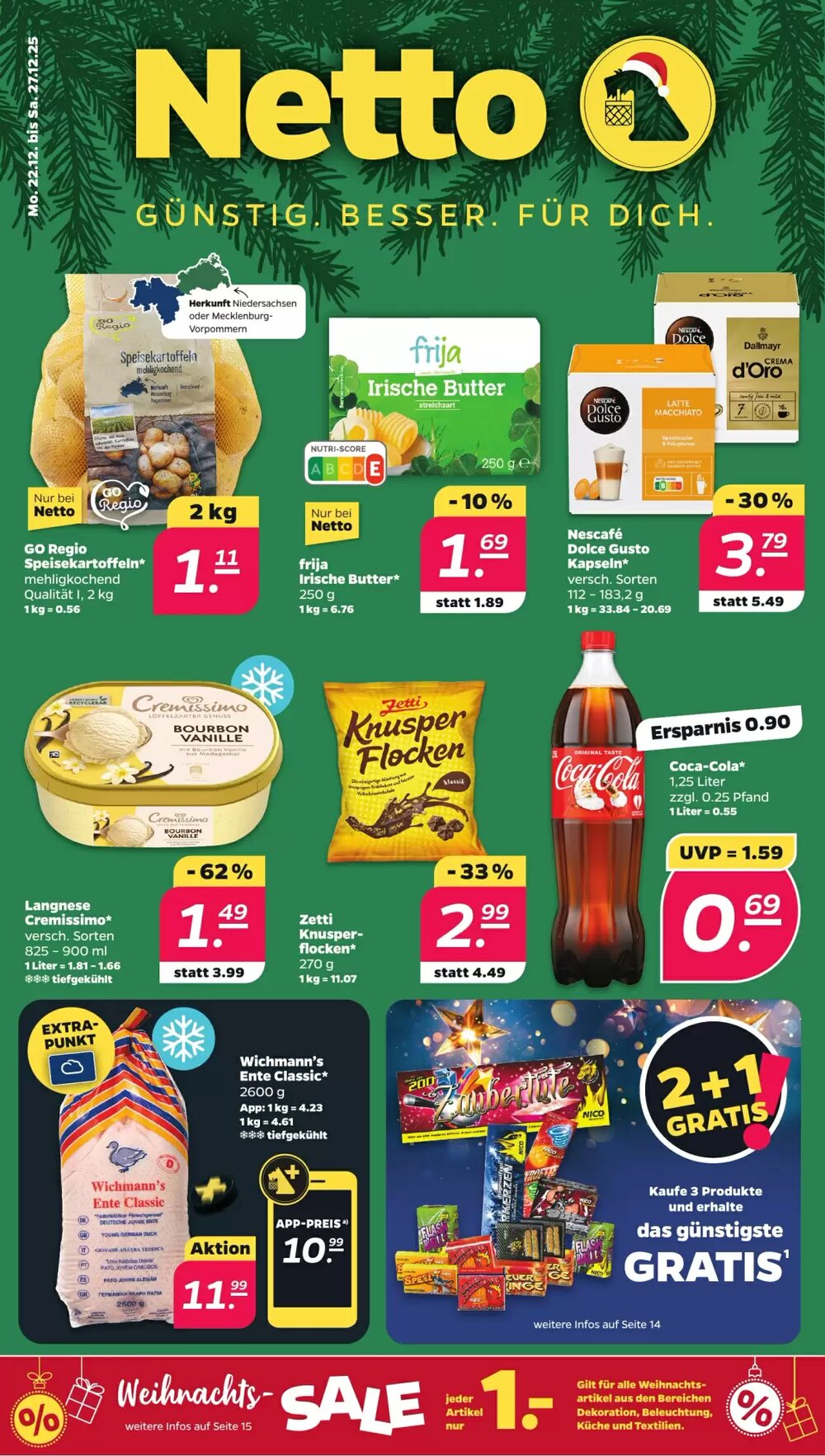 NETTO Prospekt (ab 22.12.2025) zum Blättern - Seite 1