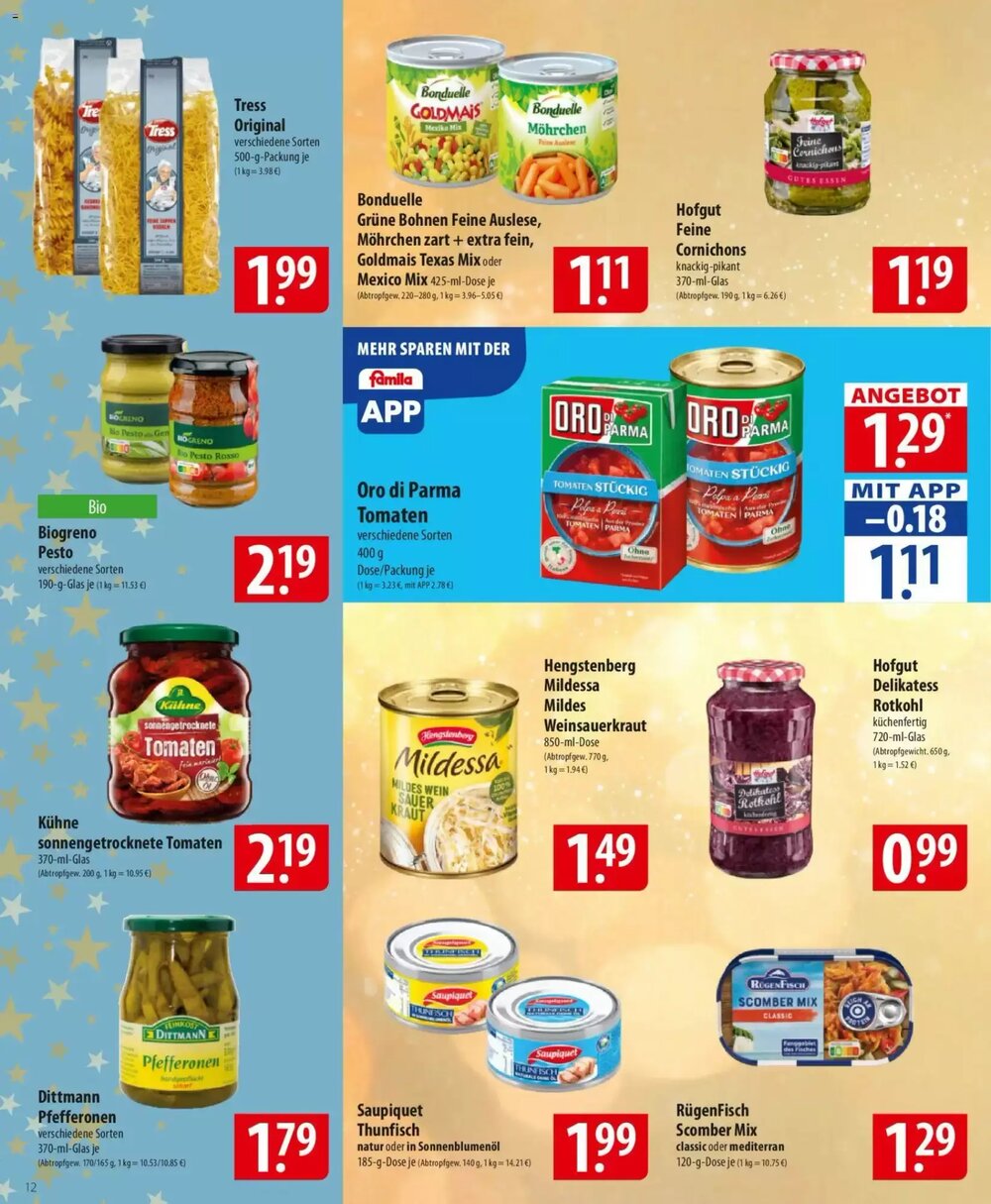 Famila Nord Ost Prospekt (ab 22.12.2025) zum Blättern - Seite 12