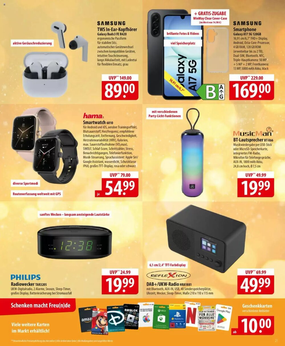 Famila Nord Ost Prospekt (ab 22.12.2025) zum Blättern - Seite 21