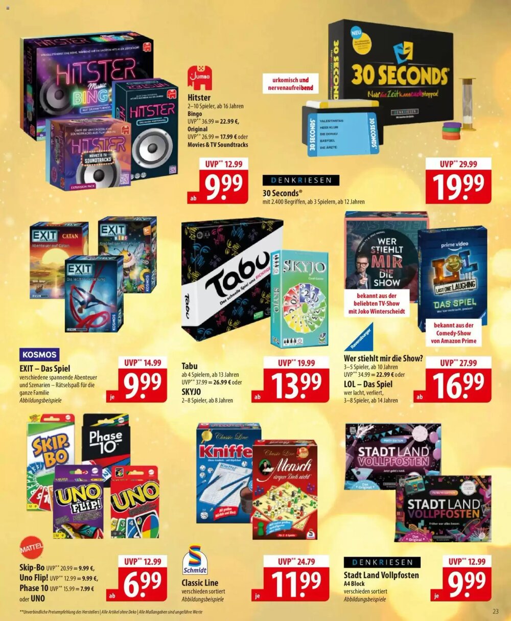 Famila Nord Ost Prospekt (ab 22.12.2025) zum Blättern - Seite 23