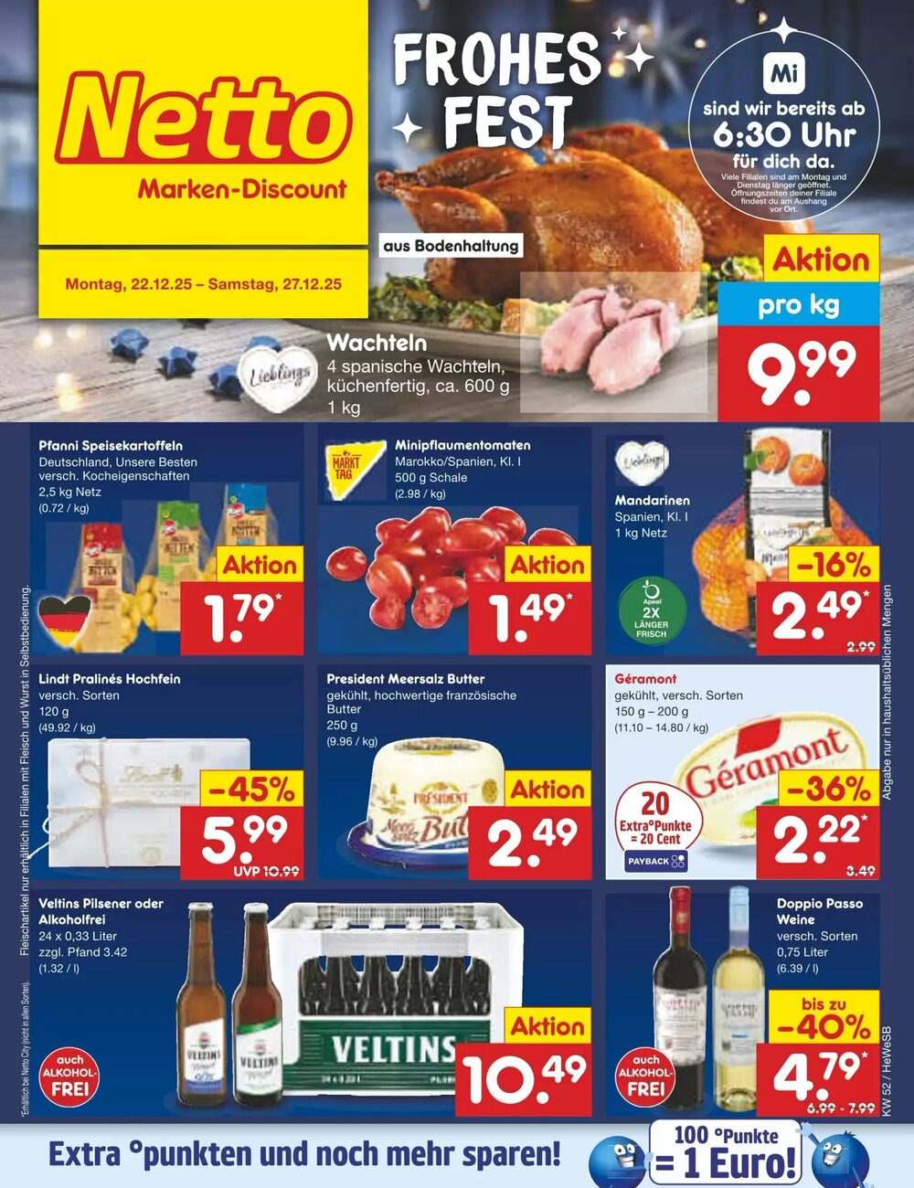 Netto Marken-Discount Prospekt (ab 22.12.2025) zum Blättern - Seite 1
