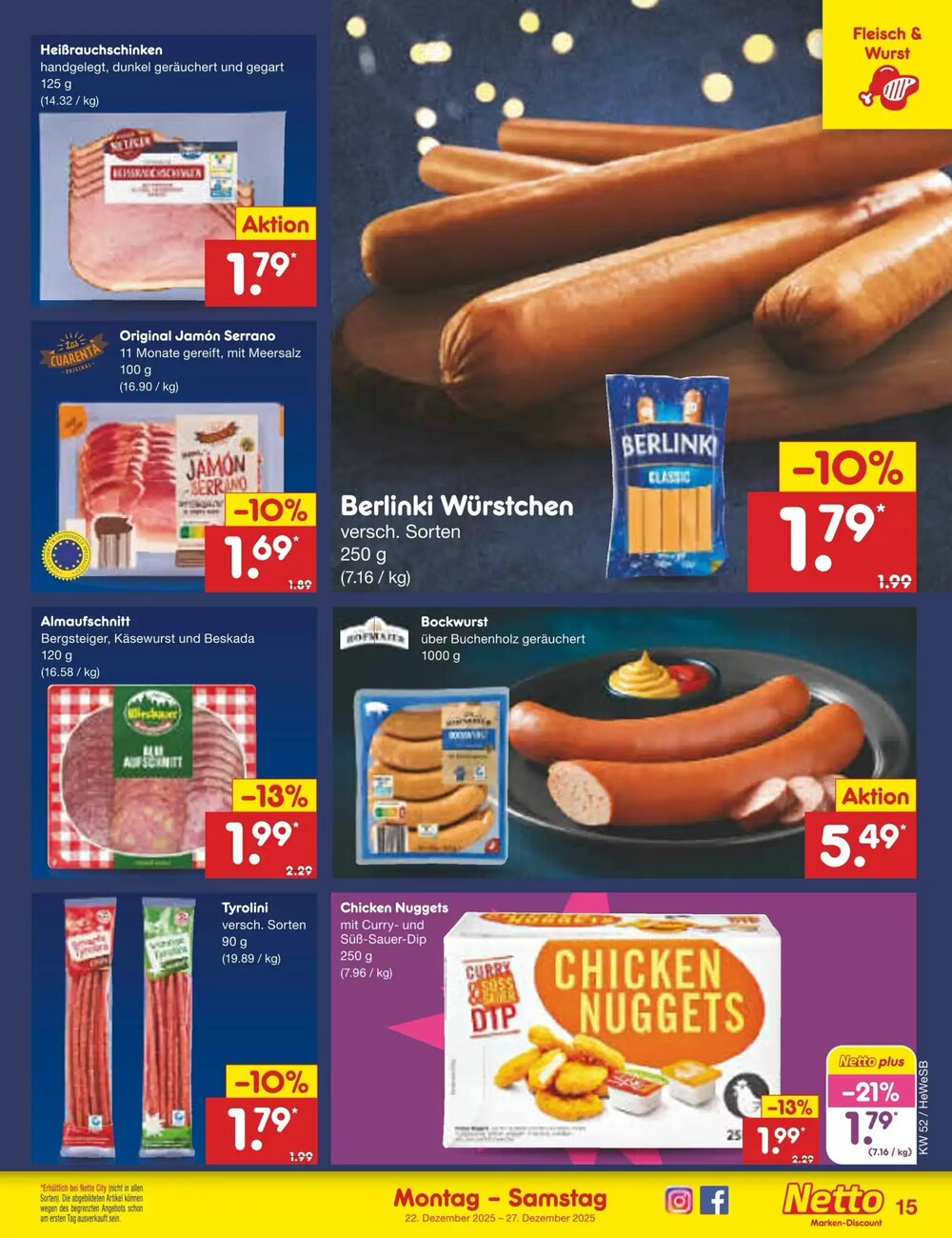 Netto Marken-Discount Prospekt (ab 22.12.2025) zum Blättern - Seite 15