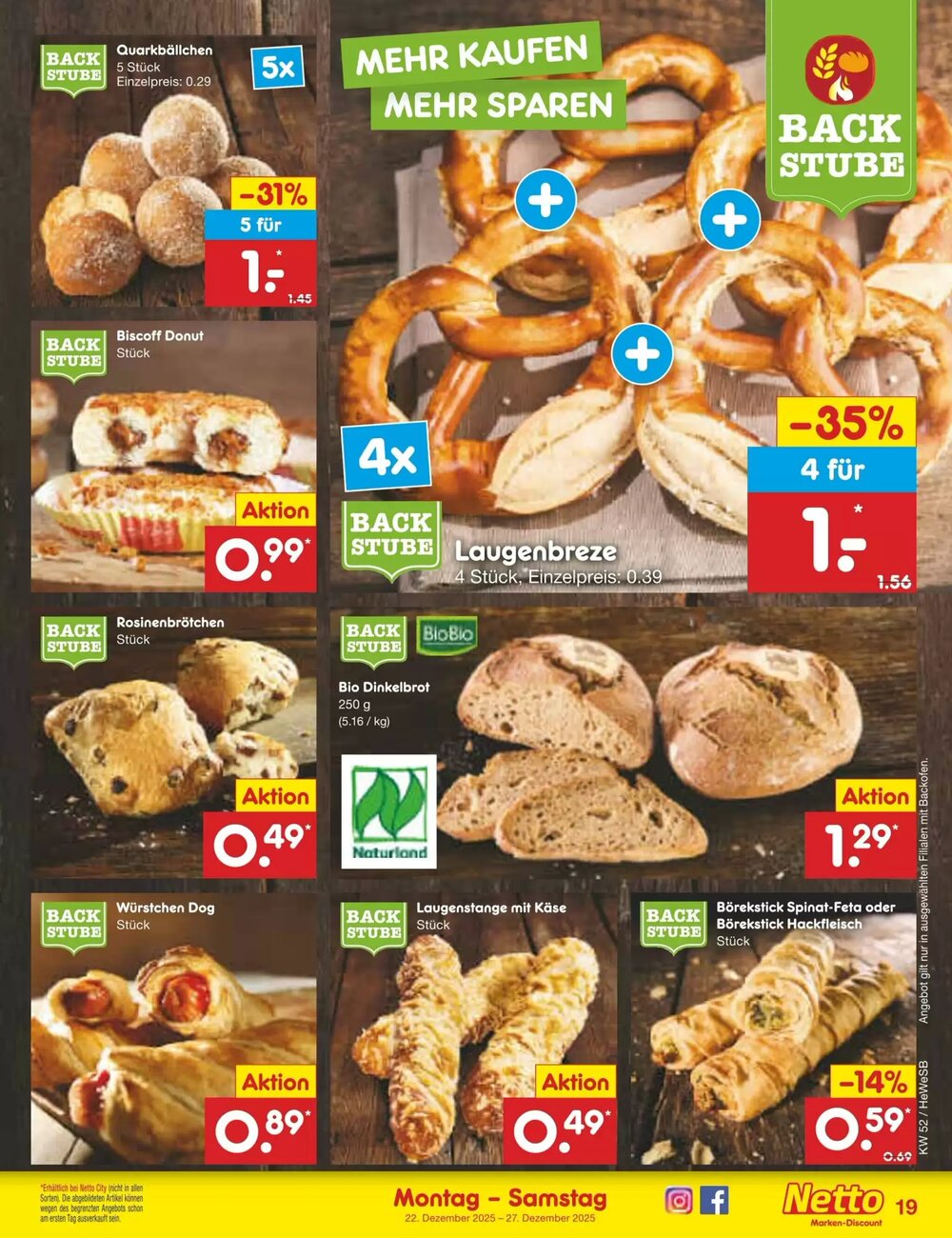 Netto Marken-Discount Prospekt (ab 22.12.2025) zum Blättern - Seite 19